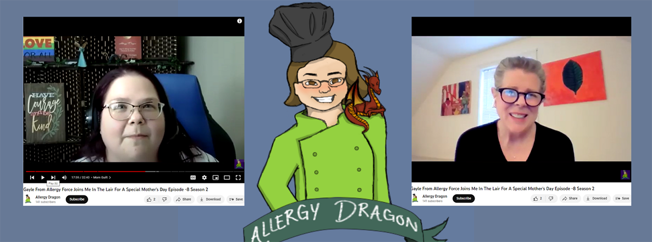 two-talking-heads-allergy-dragon-hosts-allergy-force-at-the-allergy-dragon-lair-to-discuss-food-allergy