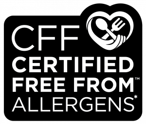 Certified Free From Seal of Certification backed by MenuTrinfo standards.